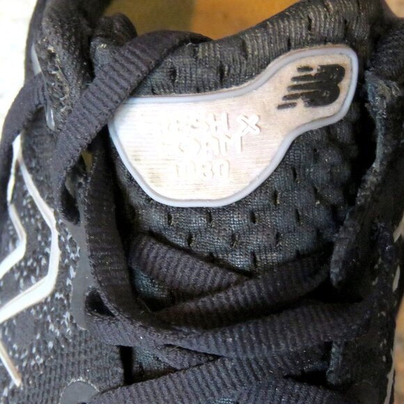 New Balance Fresh Foam 1080 Womens Black Mesh Lace Up Low Top Running Shoes - Picture 7 of 16